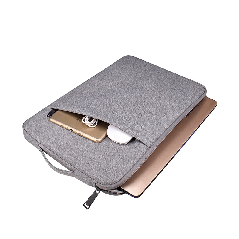 Laptop Sleeve Bag 13.3/14.1/15.6 inch Notebook Handbag Macbook Air Pro Case Cover Waterproof Side Carry Laptop Line Sleeve