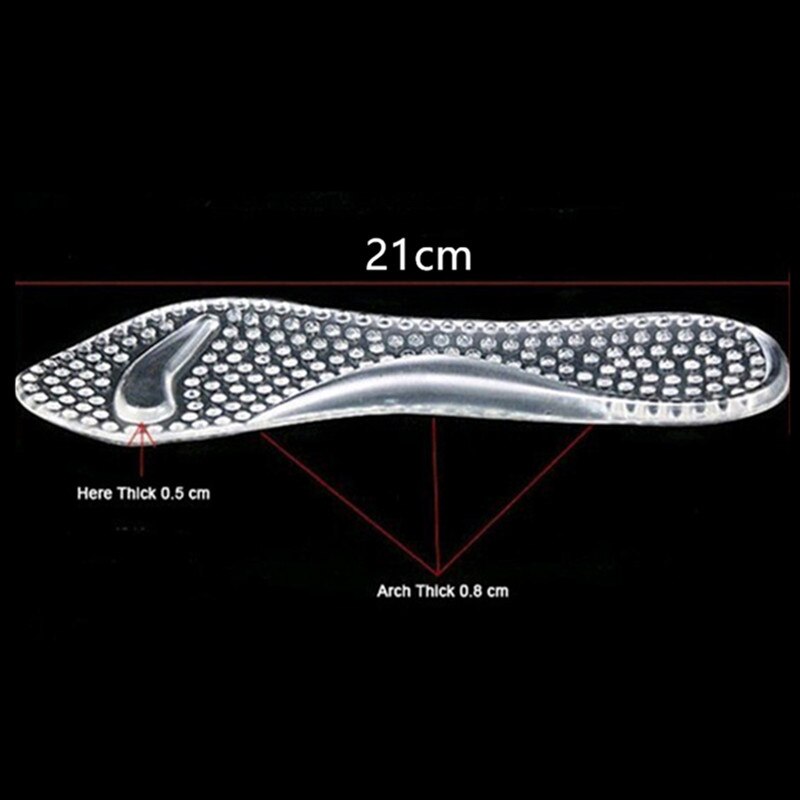 1Pair Women High Heel Arch Support Orthopedic Insoles Anti-slip Massaging Metatarsal Cushion Pad Shoes Accessories