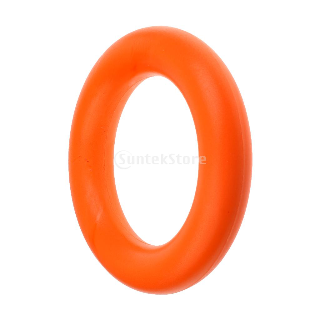 Rubber Emergency Floating Ring Buoy Bracelet Buckle Orange for Life Saving Rope Water Rescue Swimming Diving Boating Fishing