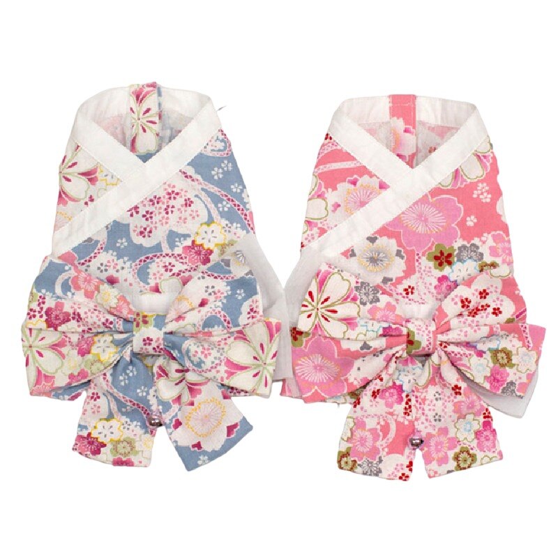 Robe Style japonais pour chien, jupe pour chat, Chihuahua, Yorkshire, Terrier, poméranien, Shih Tzu, vêtement pour chien