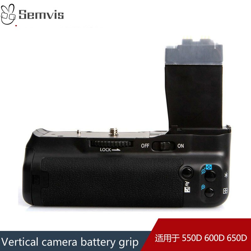 Meike Camera Batterij Grip MK-550D Voor Canon 550D/600D/650D/700D Slr Camera Batterij Handvat Voor Verticale schieten Batterij Grip