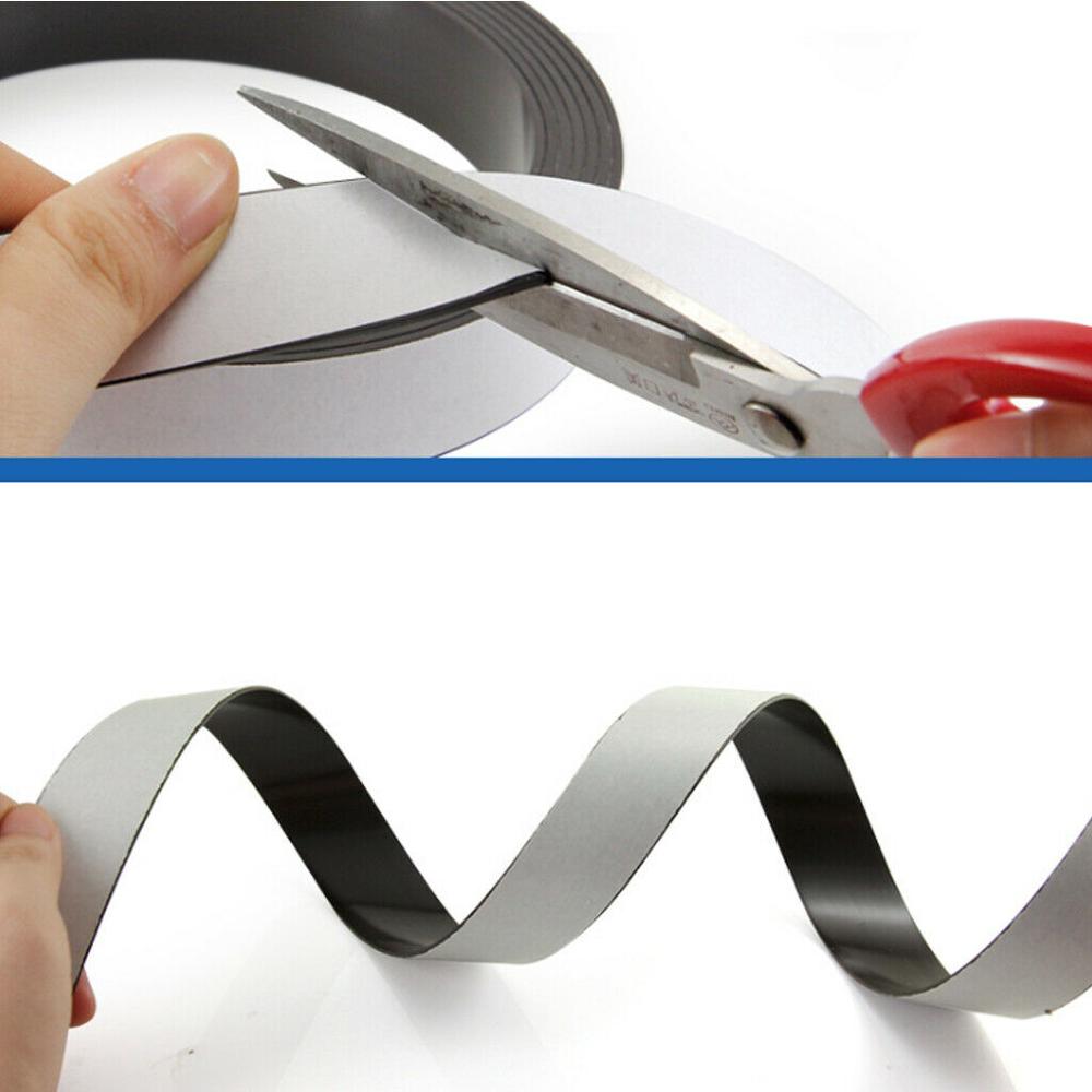 One Side Self Adhesive Magnetic Tape Magnet Strip 5 Size Choice