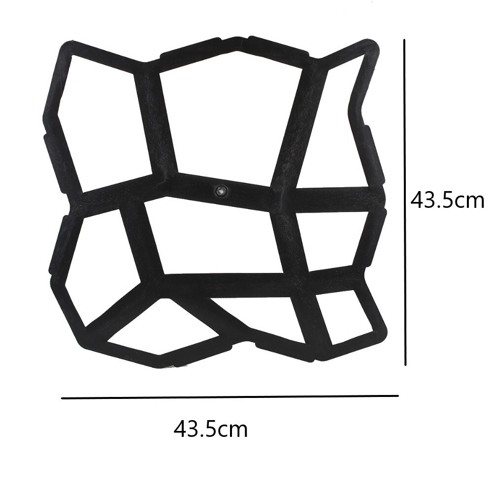 Concrete Molds Garden Floor DIY Paving Mould Home Garden Path Maker Manually Cement Brick Stepping Driveway Stone Road Mold Tool: A-43.5x43.5cm