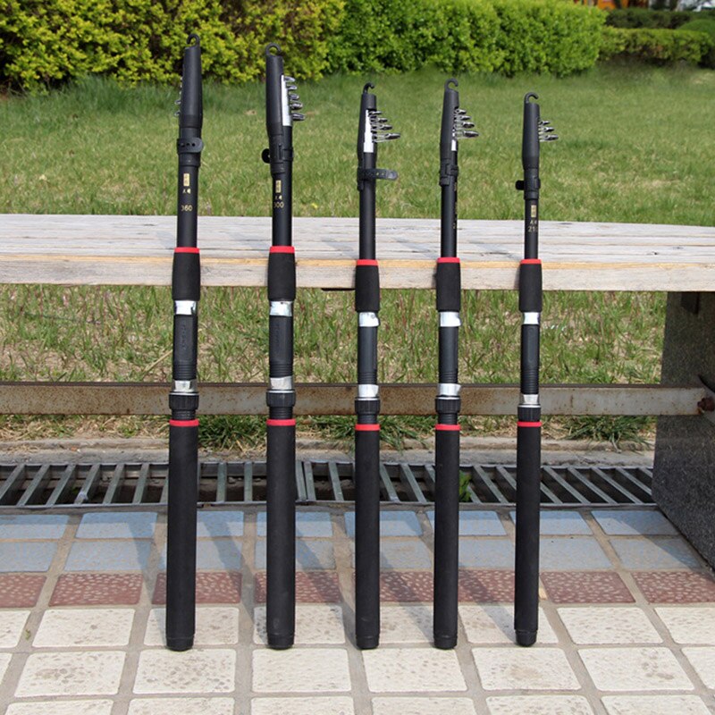 FRP Sea Fishing Rod Telescopic Saltwater Flexible Portable Anti-slip Grip Fishing Pole Freshwater Fish Equipment: 3.0m Fishing rod