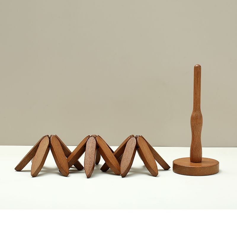 Soporte de de árbol, salvamanteles de madera decorativos, antiescaldaduras, resistente al calor, posavasos, manteles individuales de madera, 4 Uds.