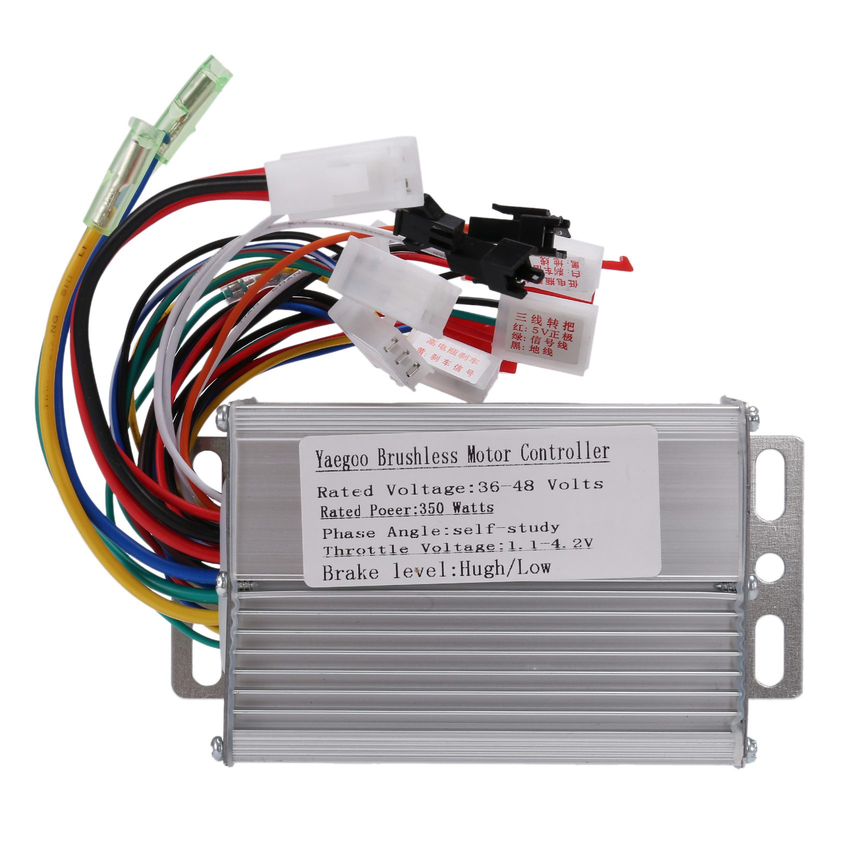 Elektrische Fiets Borstelloze Dc Motor Controller 36V/48V 350W Voor Elektrische Fiets E-Bike Scooter Accessoires