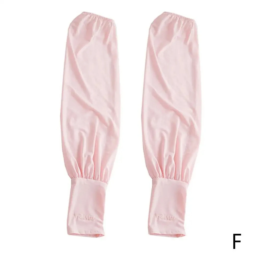 Summer Loose Sunscreen Driving Ice Silk Sleeve Female Long Length UV Protection Arm Arm Glove Sleeves Super Soft Breathable: army green