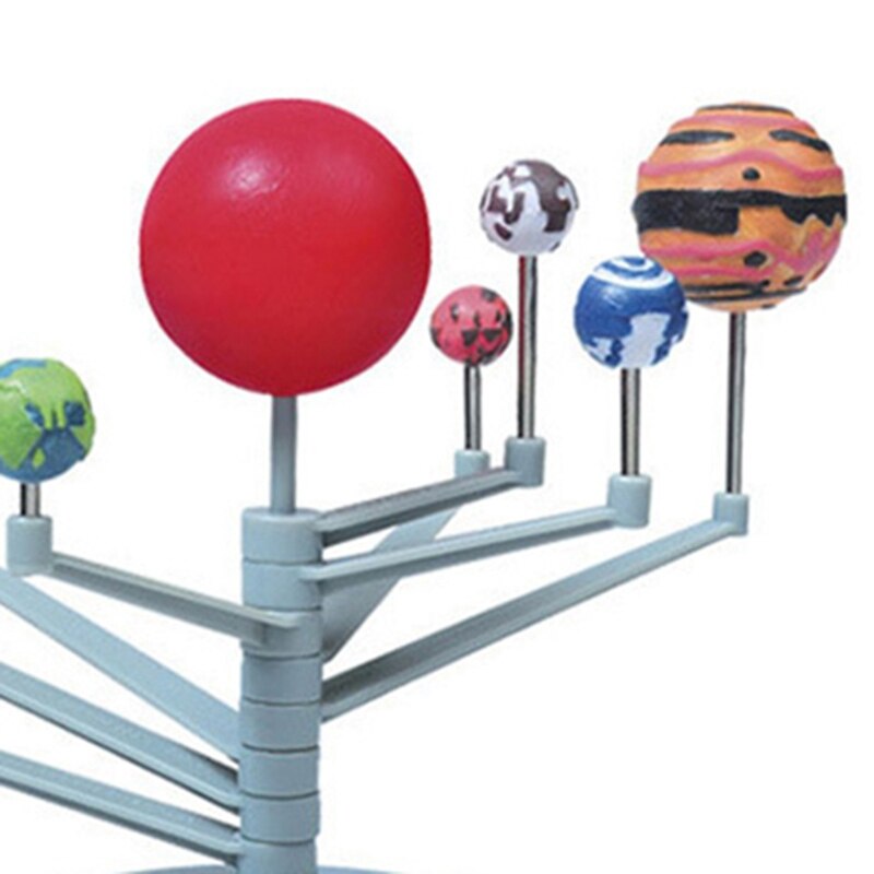 Otto Pianeta Modelli di Sistema Solare Fai Da Te Stelle Nove Pianeti Assemblato Astronomico Strumento di Insegnamento Della Muffa Strumento di Apprendimento dei bambini