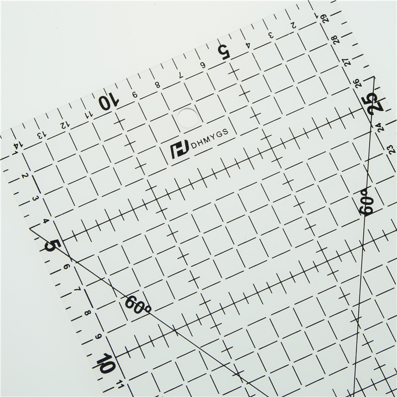 Règle transparente en matériau acrylique, 30x15 Cm, pour Patchwork, outils de matelassage, matériel de , fournitures scolaires