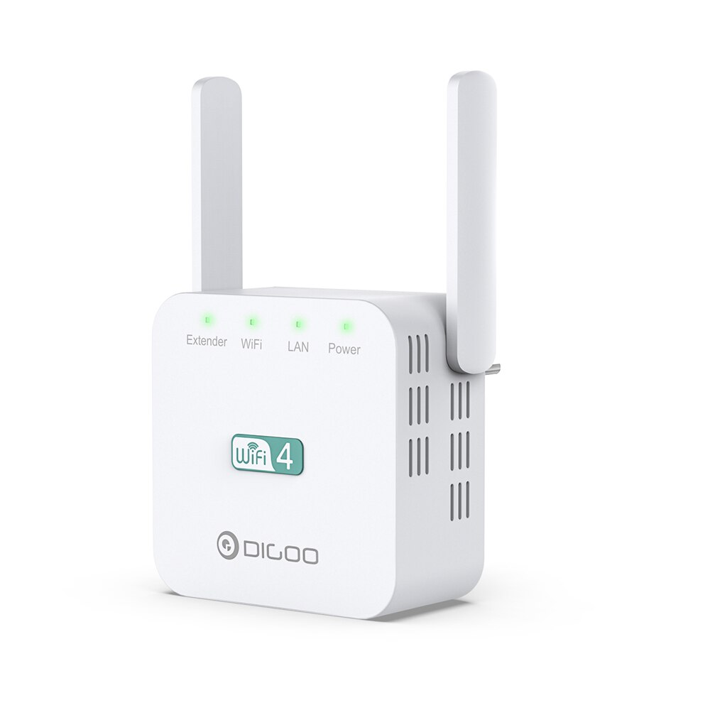 DIGOO DG-R611 repetidor Wifi inalámbrico rango Wifi extensor Router Wi-Fi amplificador de señal 300Mbps 2,4G WiFi de punto de acceso
