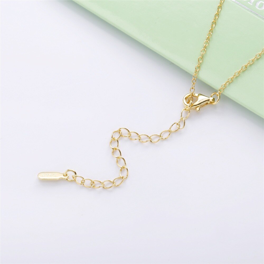 Moonmory Europäischen Schmuckstück Femme 925 Sterling Silber Gold Farbe knapp Y W Anhänger Halskette Für Japan Männer und Frauen schmuck