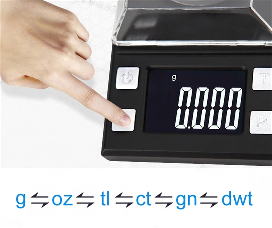 100g/50g 0.001g Digital precision scale for Jewelry gold Herb Lab Weight Milligram Scale Electronic Balance accurate scale