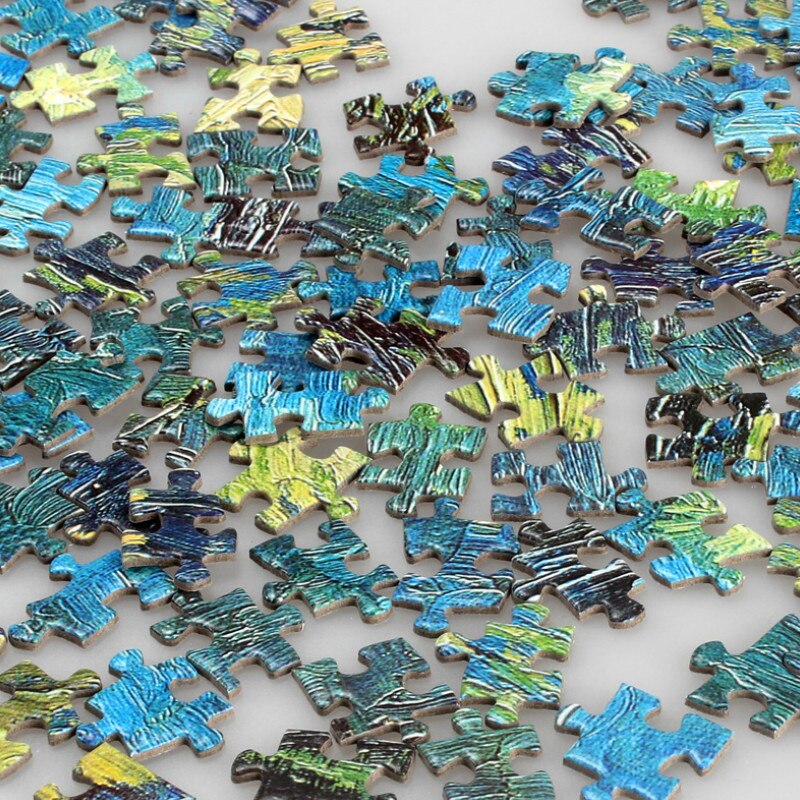 150PCS Mini Test Tube Jigsaw Puzzle Starry Sky and Famous Painting for Adult Family Educational Toy