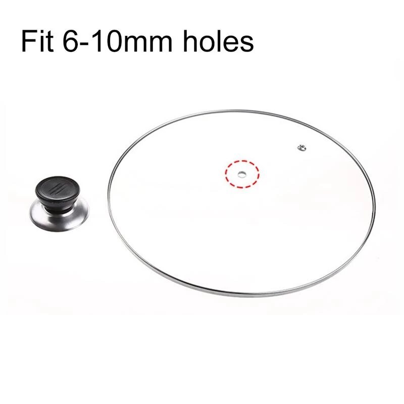1/4pcs Universal Replacement Kitchen Cookware Pot Pan Lid Hand Grip Knob 6-10mm Holes Cover Pan Lid Handle Kitchen Accessories