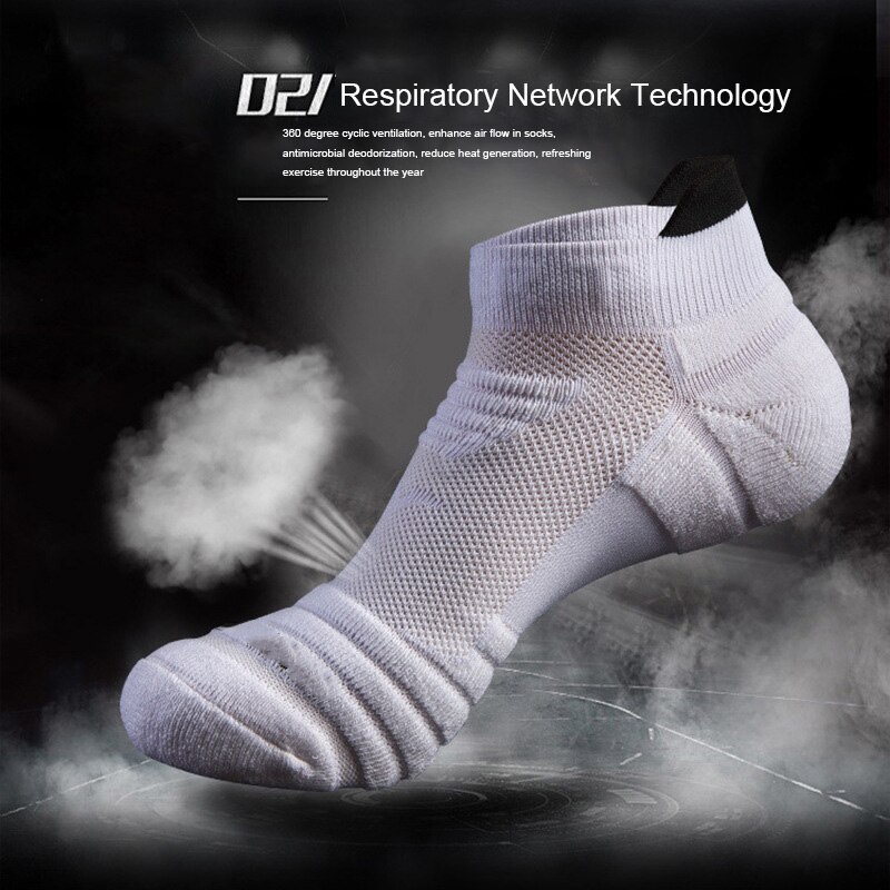 Running Socks Men Basketball Breathable Anti slip Ankle Socks Sport Cycling Walking outdoor sock cotton athletic sock