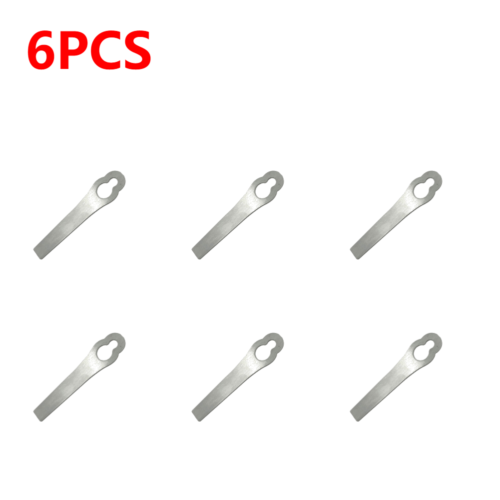 1-6Pc Roestvrijstalen Bosmaaier Vervangende Messen Reservemessen Voor Stihl Fsa 45 Fsa 57 Grastrimmer Tuin Grasmaaier: YELLOW