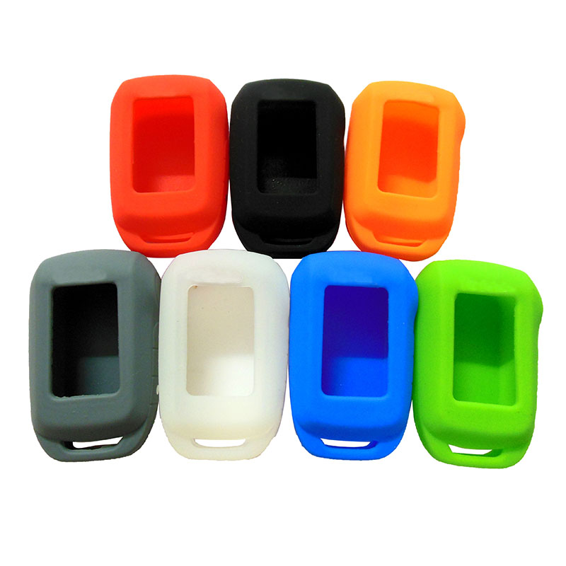 A92 Silicone Key Case voor Starline A92 A94 A62 A64 Twee Manier Auto Alarm LCD Afstandsbediening sleutelhanger Cover