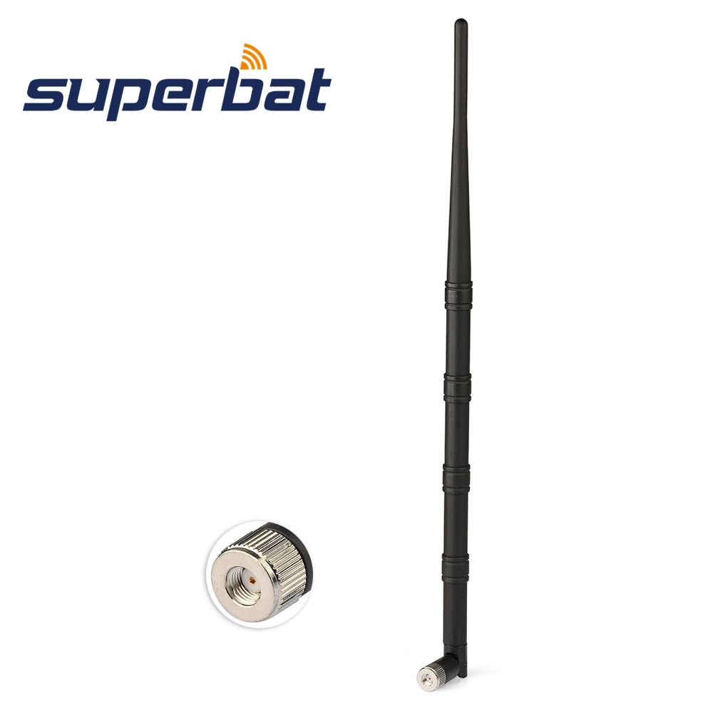 Superbat 2.4GHz 15dBi WiFi Router Antenna RP-SMA spina (pin femmina) connettore inclinazione-girevole Wireless LWU