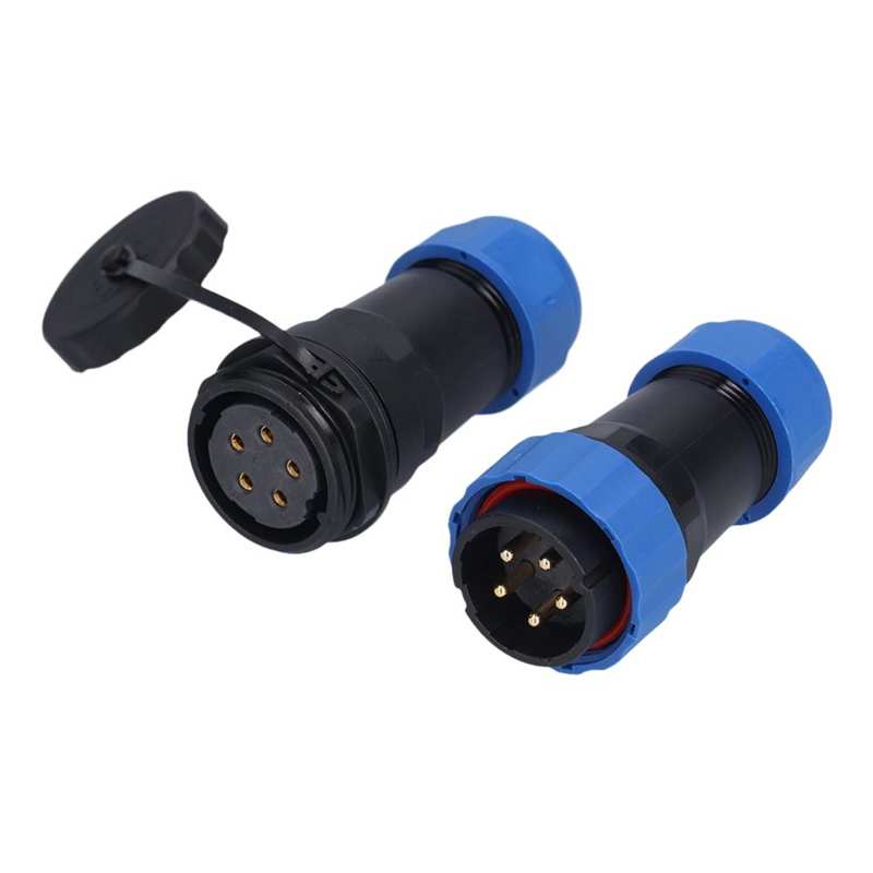 Waterproof Aviation Cable Connector Socket Aviation Plug Socket High Durability for Electronic Equipment: 5 core
