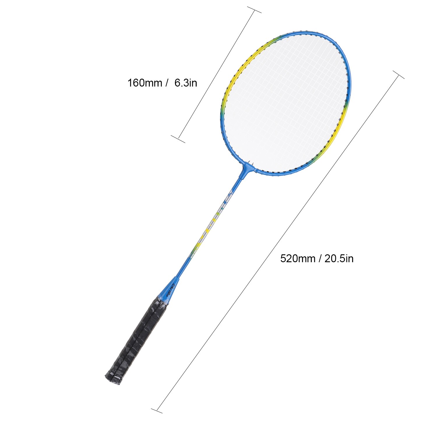 Sport badminton set badminton rackets, birdies, net, verstelbare palen strand of achtertuin combo set games badminton racket set