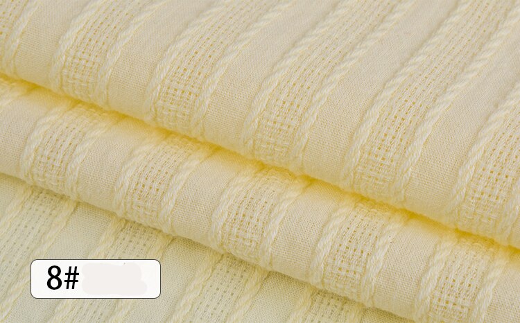 Enfärgat bomullstyg för babysängkläder textil lapptäcke diy handgjort sömnadstyg material: 8 / En meter