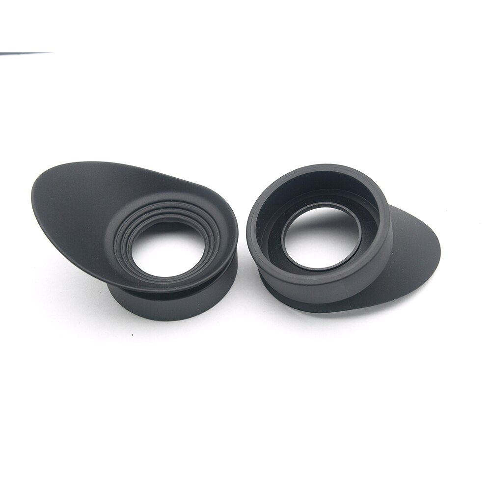 Prismáticos con copas oculares de caucho protectores para los ojos, tapones para los ojos, diámetro interior de 40mm, para microscopio ocular, telescopio, Eyecups, 1 par