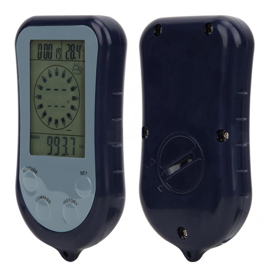 Multi-functional Handheld Altitude Gauge Outdoor Camping Thermometer Electronic Navigation GPS Compass Barometer Altitude Meter