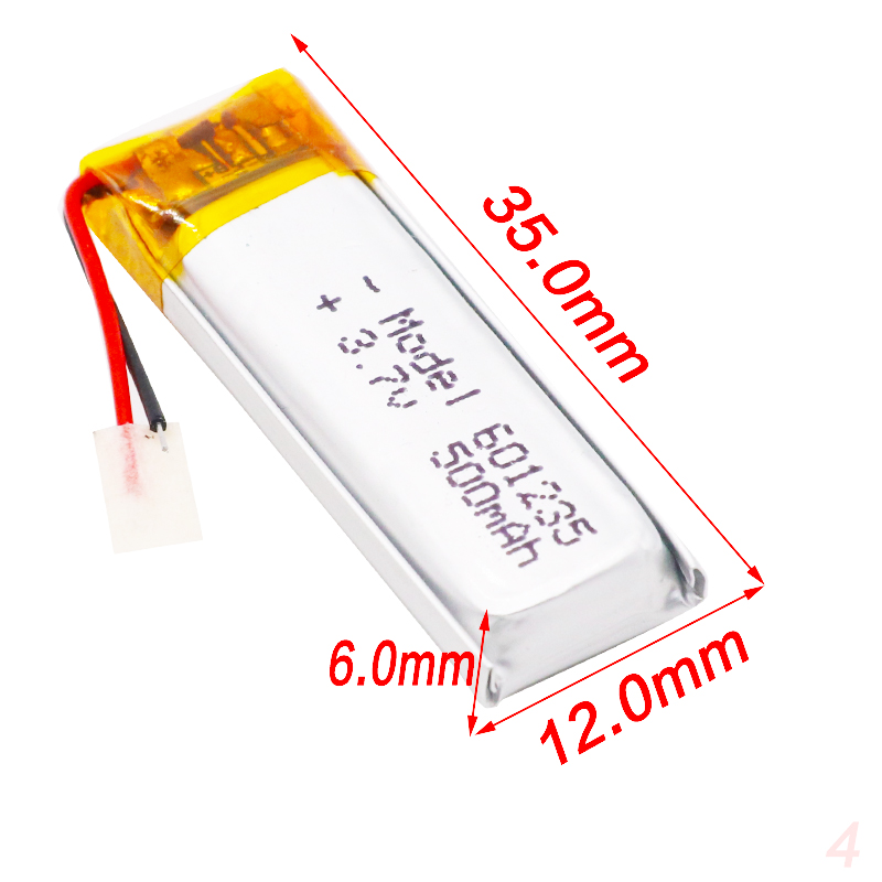 Batterie LiPo 3.7V 500mAh Avec Connecteur Molex - Pour Modèle Réduit Piper J-3 Cup
