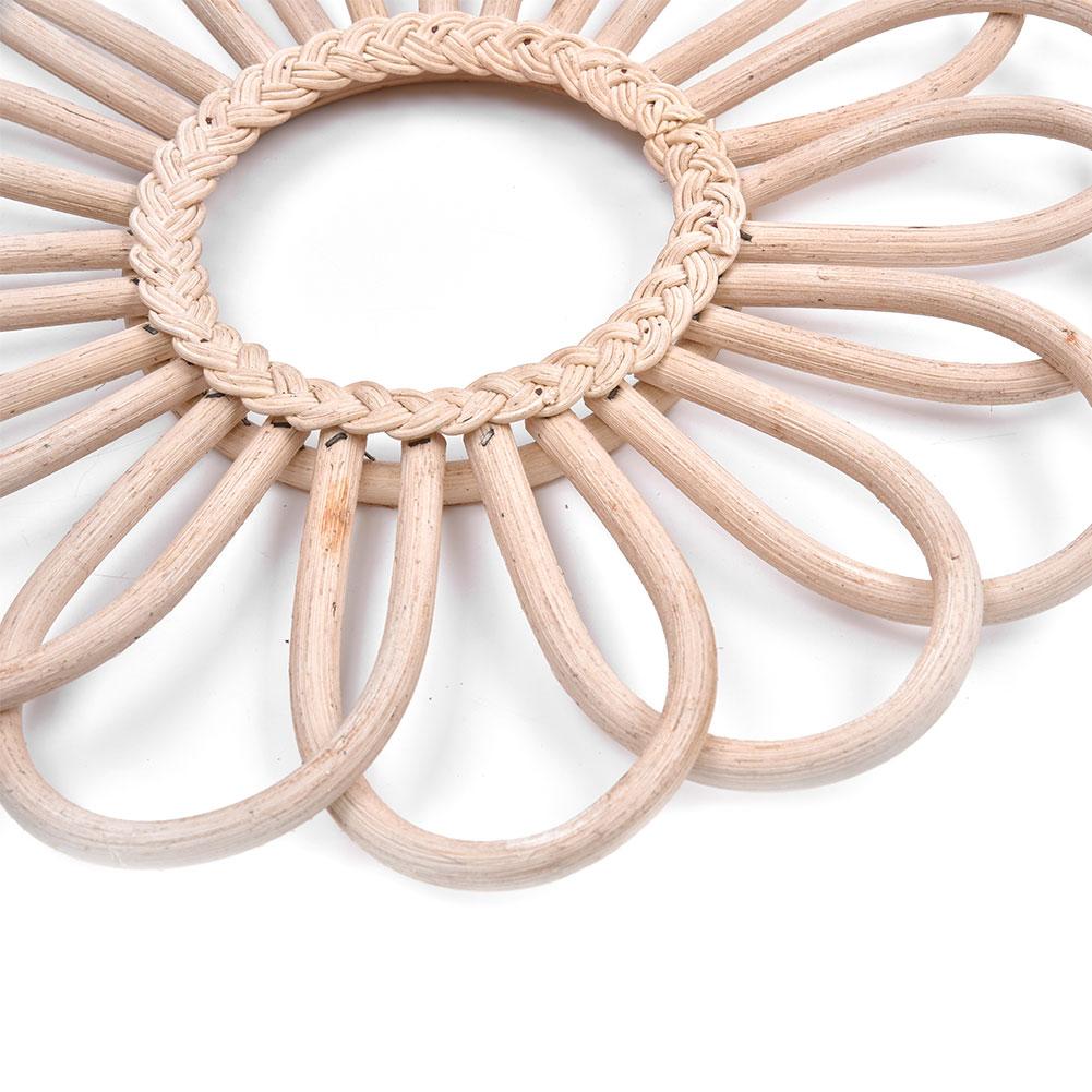 Rattan Twig Crafts Flower Frame Photo Wall Hanging Frame Ornament Wedding Birthday Party Decoration Decorative Crafts #