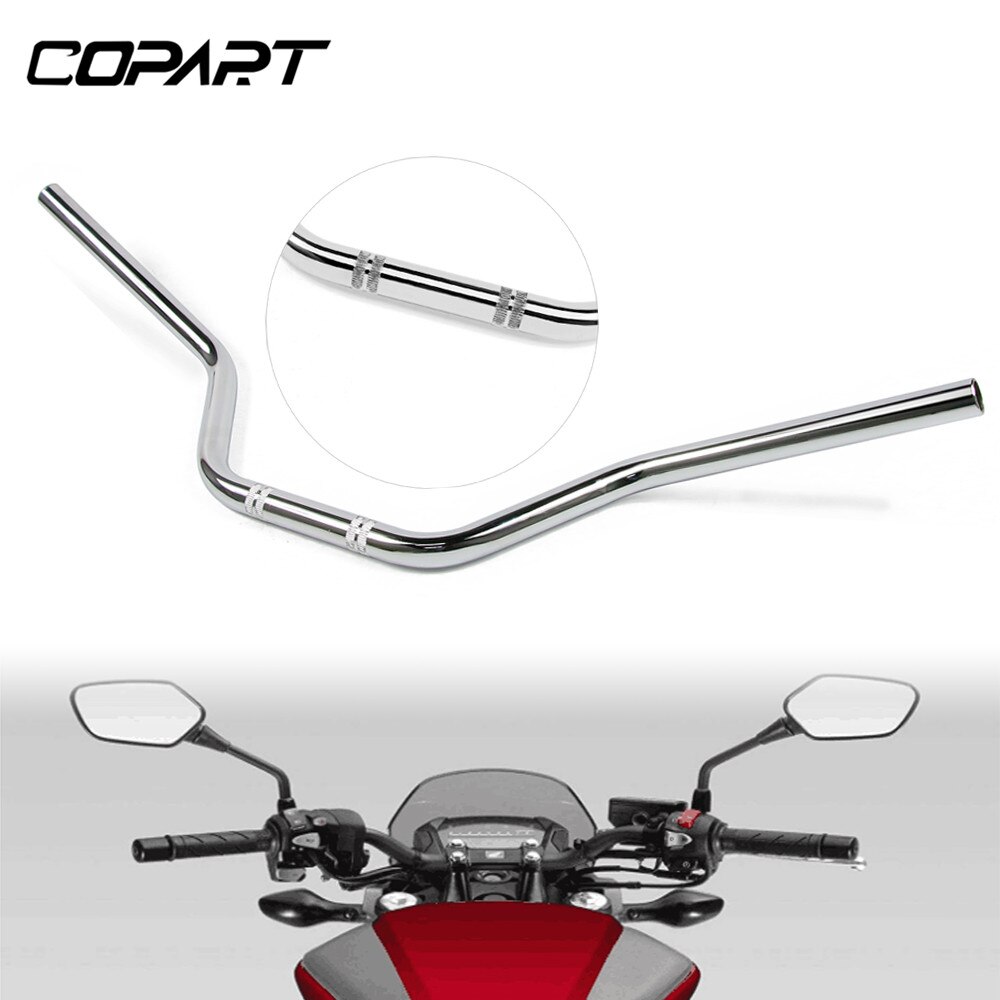 For Honda NC700X NC750X All Years 1" 22mm Motorcycle Black Chrome Handlebar Drag Bar Motor Parts