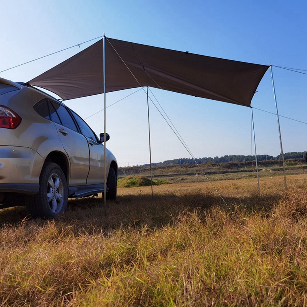 Tienda de campaña portátil impermeable para coche, toldo lateral para techo, refugio solar, sombra para Familia, pesca al aire libre, playa, Viajes