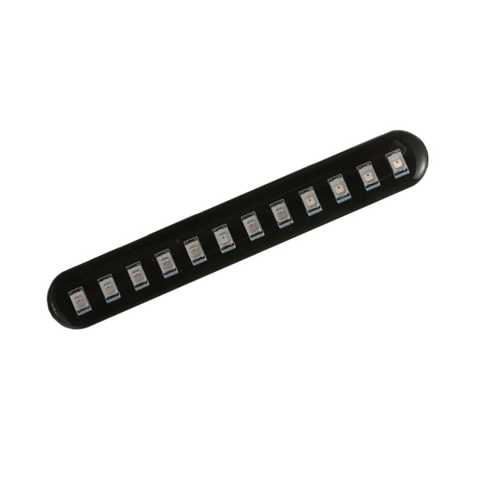 1PC 12 LED moto barre lumineuse bande frein arrêt clignotant plaque d'immatriculation lumière
