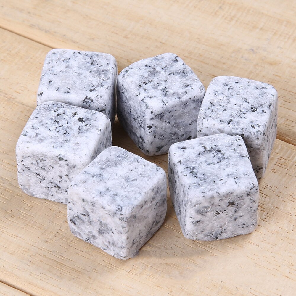 Natural Whisky Stone Frozen Stone Granite Whiskey Stones Ice Cube Wine Cooler Beer Wedding Christmas Bar Rock Supplies