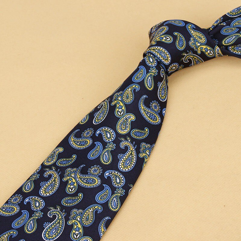 Corbata de seda clásica para hombre, corbatas con estampado Floral a cuadros de 9cm, color rojo, ropa Formal de negocios y boda,