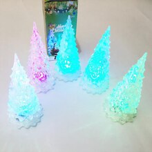 Acryl Kerstboom, Kleurrijke Led Nachtlampje, Knipperende Kristal Licht, Speelgoed