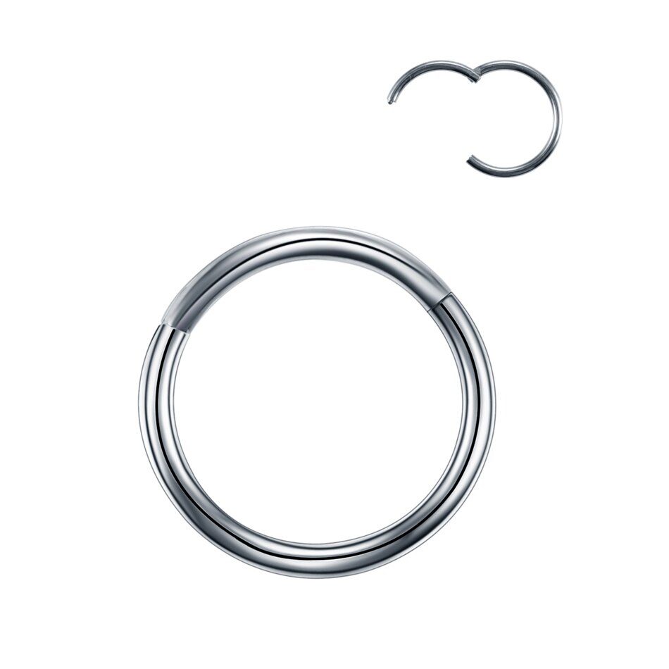 1PC Titan Nase Band Septum durchbohren Clicker 18G Klapp Segment Ringe Lippe Wendel Daith Conch Knorpel Ohrringe sexy schmuck