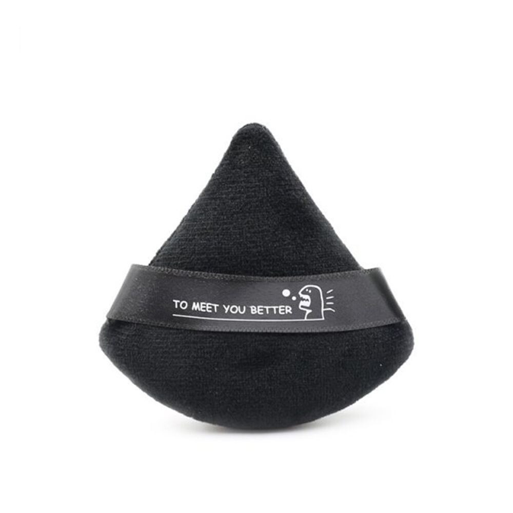 1Pc Reusable Makeup Removal Pad Soft Double-sided Sponge Cleansing Cleaner Puff Cosmetic Remover Face Washing Tools: black