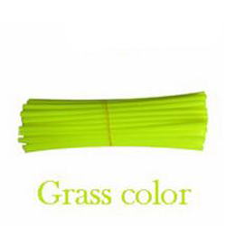 Couvre-rayons universels pour moto hors route, pour Dirt Bike, 72 pièces: Grass color