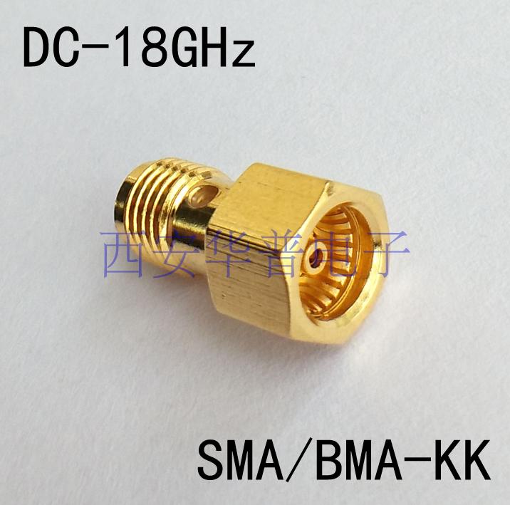 Bma Vrouwelijke Naar Sma Vrouwelijke Rf Adapter Bma/Sma-Kk Coaxiale Connector 18G Test Adapter