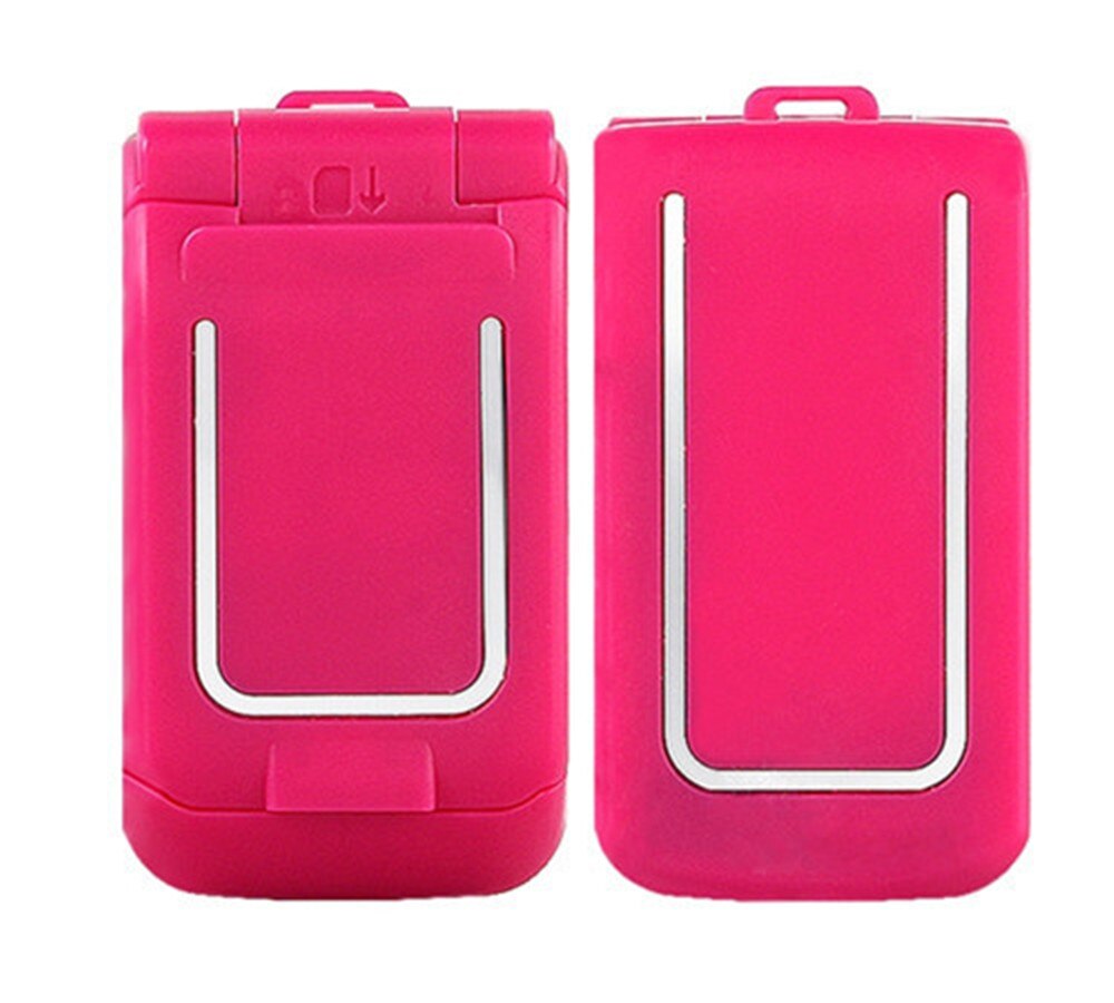 J9 Più ottavino Telefono Cellulare A Conchiglia 0.66 "Senza Fili di Bluetooth Dialer Magia voce Handsfree del Trasduttore Auricolare ottavino mini di Vibrazione Del Telefono mobile per I Bambini: Colore rosa