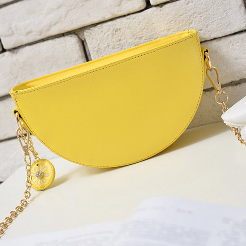 Moda feminina bolsas de frutas melancia/laranja bolsa de ombro sacos de couro do plutônio crossbody saco laides messenger bags bolsa feminina
