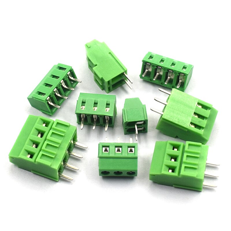 5pcs KF128 3.81MM 2P 3P 4P 5P ...20P Terminal screw PCB terminal DC / KF128-2P / 3/4/5 / 14P pitch 3.81MM can be spliced
