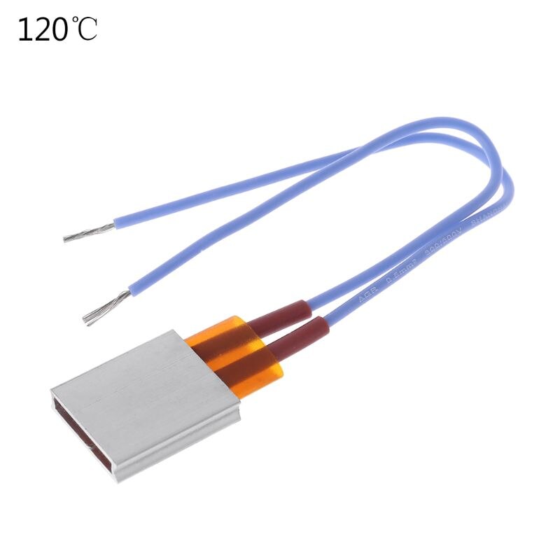 12v ptc keramisk elektrisk värmeplatta aluminiumskal keramikplåt konstant temperaturvärmare