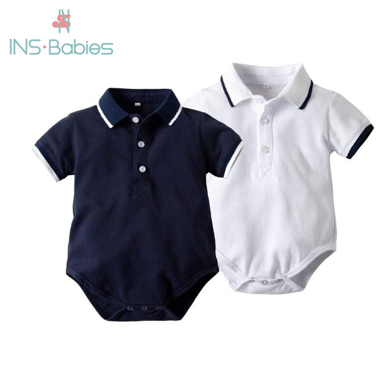 2022 bebê verão esportes bodysuits para meninos do bebê manga curta carta design moda roupas de bebê escalada cavalheiro outfits