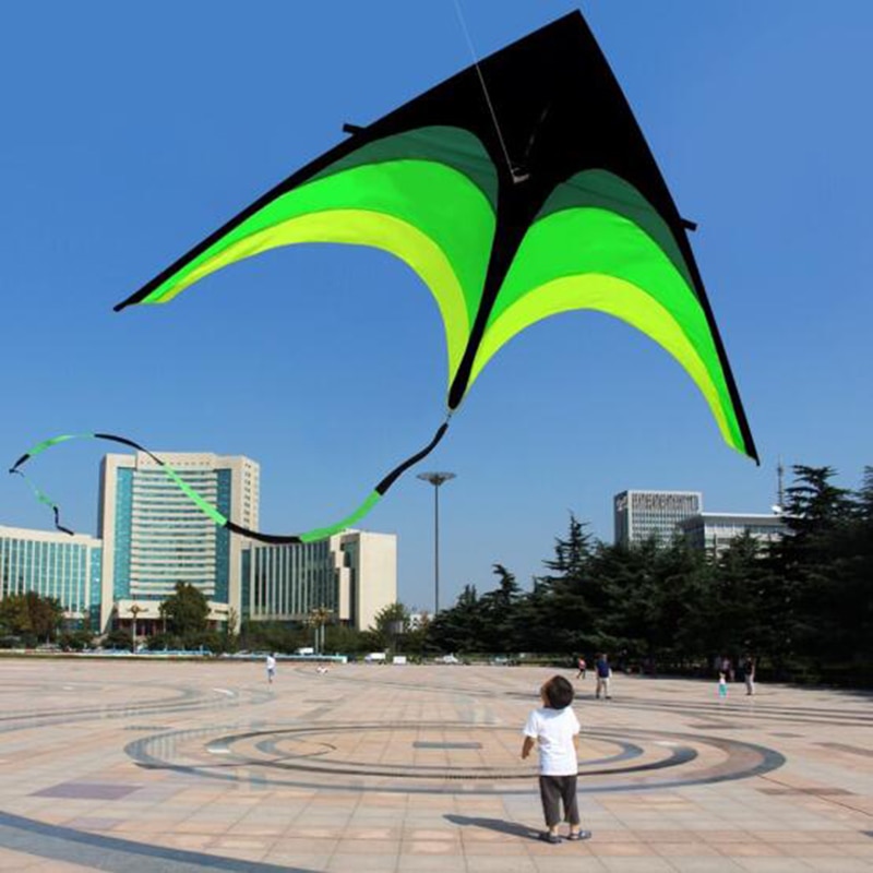 120cm Super Riesige Drachen Linie Kunststück freundlicher Drachen Spielzeug Drachen Fliegen Lange Schwanz draussen Spaß Sport Pädagogische Drachen für Erwachsene