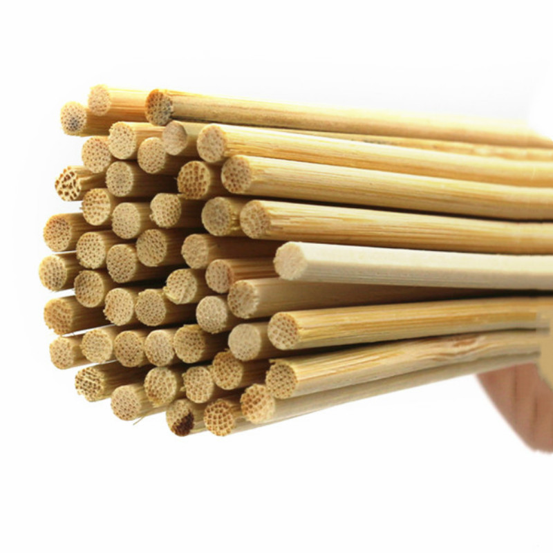 90 stücke Bambus Spieß Sticks Robust Einweg Grill Obst Natürliche Holz Sticks Grill Party Buffet Essen BBQ Werkzeuge