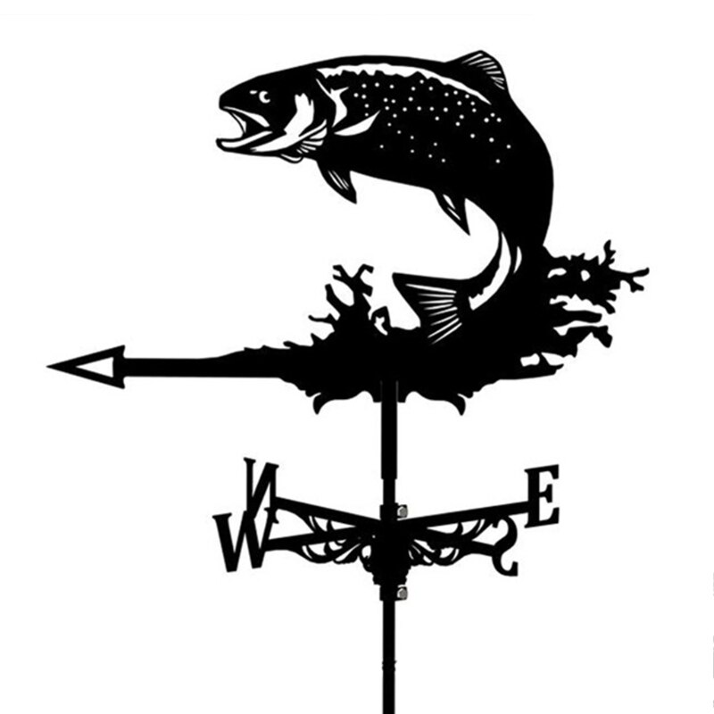 Spray Paint Gardening Garden Decoration Sign Weather Vane Retro Farm Scene Garden Stake Weathervane Tools: 3