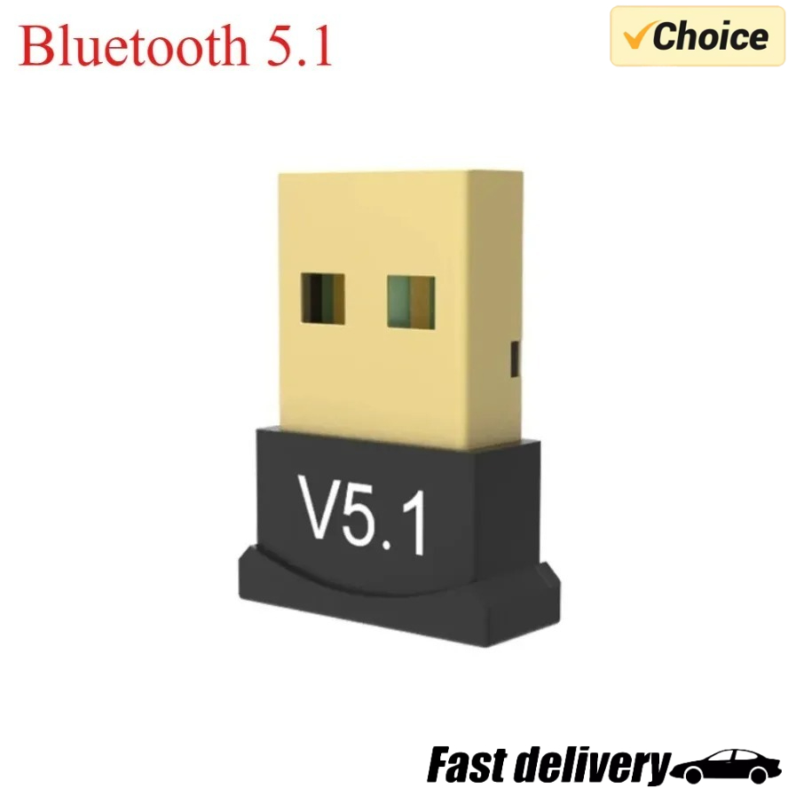 USB Adapter BT5.4 Receiver Transmitter for Pc USB Bluetooth 5.3 5.1 Dongle Receiver for Speaker Mouse Keyboard Audio Transmitter: Red