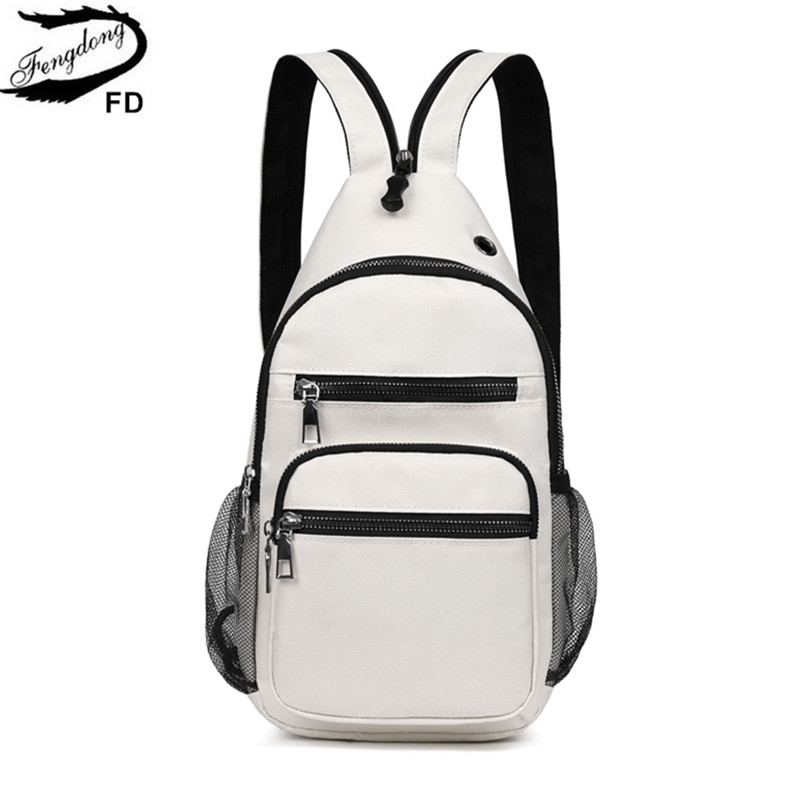 Fengdong Vrouwen Kleine Rugzak Borst Tas Sling Messenger Bags Dames Sporttas Mini Reis Bagpack Crossbody Bag Girl Back Pack