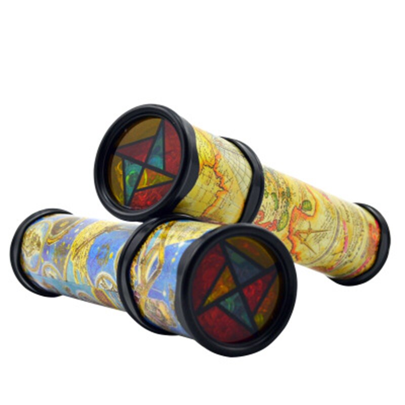 Große Skalierbare Rotierenden Kaleidoscopes Erweiterte Rotation Einstellbar Phantasie Farbige Welt Baby Pädagogisches Kinder Autismus Kid Spielzeug